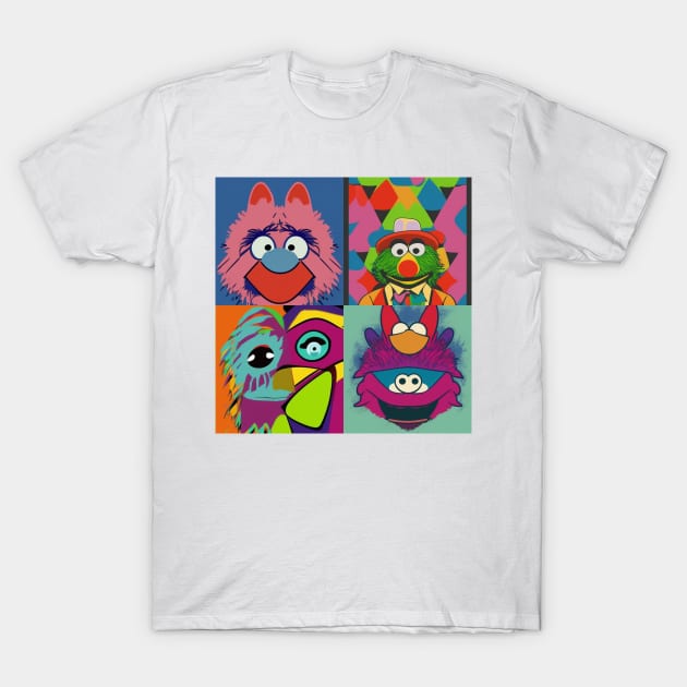 Muppetite Abstract T-Shirt by DM